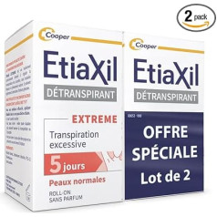 Etiaxil Detranspirant for the treatment of excessive perspiration 2 x 15 ml pack