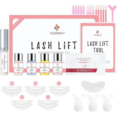 ICONSIGN Lash Lift Kit (2nd Generation) Professional Semi Permanent Eyelash Extension Kit for Salon and Home Use