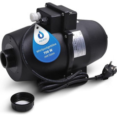 AQUADE Whirlpool Air Blower 700W+ Heater 300W+ Ozone - Blower for Whirlpool Bathtubs / Air Blower Outdoor Whirlpool Bathtub / Blower Pump Allows Bactericidal Cleaning with Ozone