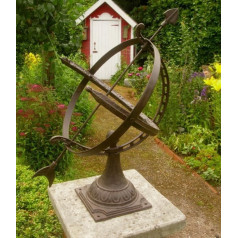 unbekannt English Sunclock Cast Iron Antique Nostalgia Style Vintage Gift Idea