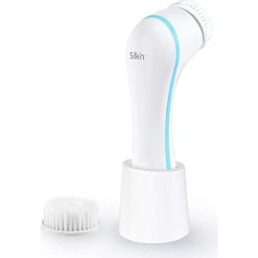 Silk'n I Facial Cleansing Brush I Pure Blue I Face Brush for Radiant Skin I Patented 360° Vibration Technology I Colour White