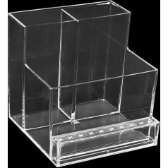 Nail Drill Bit Holder Box Nail Drill Bits Holder Stand Storage Box for Nail Polish Nail Drill & Bits Holder Nail Drill Bit Organiser 10 Hole Manicure Tool Box
