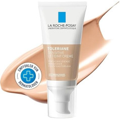 La Roche Posay Toleriane Sensitive Le Complexion Cream Light, Tinted Day Cream for Sensitive Skin, Conceals Redness, 2-in-1 Moisturiser and BB Cream, 50 ml