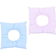 minkissy Pack of 2 Face Cushion Face Spa Face Hole Cushion Decorative Cushion for Bed Bassinet Spa Cushion Face Down Cushion Cotton Face Body Pillow Bed Back