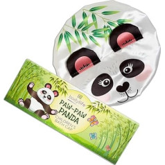 Bodylife 26cm Paw Print Double Layer Kids Shower Cap