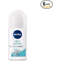 Nivea Roll-On For Women, Anti-perspirant Roll-on Deodorant Pack of 6 x 50 ml