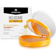 Heliocare 360º Color Compact Oil Free Beige Advanced Light Protection, Rustproof, Compact Format, Matte Finish, for Combination or Oily Skin, 10 g