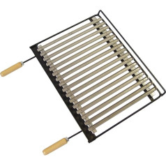 IMEX EL ZORRO 71663 Stainless-Steel Barbecue Grill - 58 x 40 cm - Black