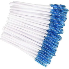 Aqxyxsw Eyelash Brush Makeup Brushes 1000pcs Single Disposable Mascara Applicator Comb Eyelashes Makeup Brushes Tools White and Blue Lingli