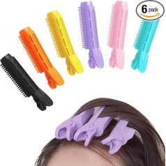 Okssud Volumizing Hair Root Clip, Pack of 6 Self Grip Root Volume Hair Curler Clip, DIY Hair Clip, Wave Fluffy Clip, Men Women Volumising Hair Root Clip