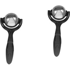 Healeved 2 Stück Massageball Roller Gesicht Guasha Roller Gesichtsmassagegerät Gesichts Guasha Schabewerkzeug Augenroller Gesichts Guasha Massagewerkzeug Gesichts Guasha Schabewerkzeug