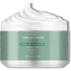 Urea Foot Cream, Cracked Heel Balm Urea 40% Cream Cracked Heel Repair Cream Feet Skin Remover Callus Remover