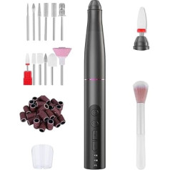 Nail Drill Bit Electric Manicure Pedicure 20000RPM Multifunctional Electric Nail File for Women