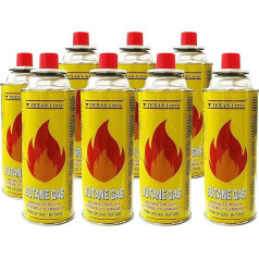 RSonic 227 g MSF1-a Butane Gas Cartridge for Gas Cookers for Soldering Torches, Gas Grills, Gas Heating, Gas Cartridge (Pack of 12)