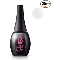 Glittery Pearl - 065 - Gel Polish by My Nice Nails - Just More Beautiful - 12 ml - Lasting 3 to 4 weeks - Extreme Gloss or Matte - Unique Bottle Design