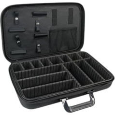 Ｚｉａｌｏｆｉ Friseurtasche, Haarwerkzeuge, Reisetasche, Schwarz, Friseur-Reisetasche, Friseurkoffer