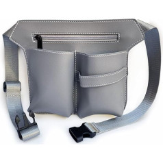 LVUNZJCA Friseur-Scherentasche Scherenholster -Taillenbeutel for Friseur Salon für Friseure(Gray)