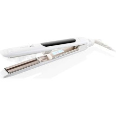ETA Fenite Straightener I 40 W I Max Temperature 220 °C I Steam Function I Display I Temperature Control (4 Levels) I Ceramic Plates with Tourmaline I Travel Case
