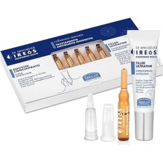 Helan, IREOS Skin Care Kit for Face with Eye Contour, Anti-Wrinkle and Dark Circles, Emptying and Brightening Ampoules 8 ml + Moisturising Eye Contour Cream, Filler, Wrinkle Filler, 10