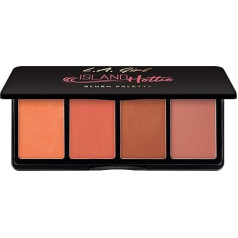L.A. GIRL Fanatic Blush Palette Island Hottie