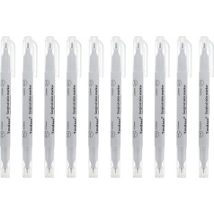 Uonlytech 10 Pieces Skin Markers Microblading Purple Marker Tattoo Pen for Men Women Eyebrow Lips