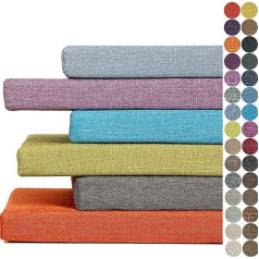 Pcevathiy Bench Cushion, Made to Measure Seat Cushion, Custom Size Seat Padding, Bench, Washable, Removable, Bench Bench Cushions for Indoor, Outdoor, Windowsill, Couch