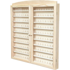 Greca Collector's Display Case Thimbles For 200 Thimbles To Paint In Wood Measures (Wide/Bottom/High): 66 * 6 * 72 cm