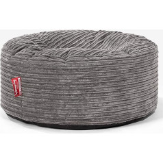 Lounge Pug , Pouf Stool Corduroy Anthracite