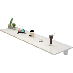 Table Wall Folding Table Household Long Narrow Table Restaurant Milk Tea Bar Table Dining Table Kitchen Width 30 cm 40 cm Length 100 cm 120 cm 140 cm