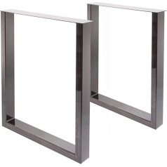 Bentatec Set of 2 Table Frame Steel U - 8040 Table Legs Table Frame Table Runners Dining Table