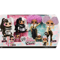 MGA L.o.l. pārsteigums ziemas disko omg dollie & 24k dj leļļu komplekts
