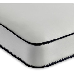 Extreme Comfort Ltd Daisy Black White Memory Foam Mattress 3ft Standard UK Single 90cm x 190cm