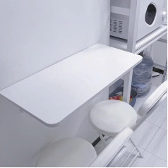 Generisch Schwebender Klapptisch zur Wandmontage, platzsparend, für Küche, Zuhause, Bar, Büro, hängender Laptop-Computertisch mit Halterung, Größe 100 x 50 cm