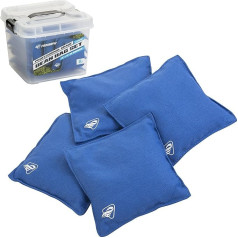 Triumph Sports 4 x 16oz Canvas Duck Bean Bags with Tub, Blue Replacement, NS