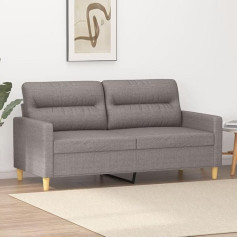 Klyeon 2-Sitzer-Sofa Taupe 140 cm Stoff,Geräumiges 2SitzerSofa für Entspannung und Komfort in jedem Wohnbereich Wohnzimmer, Sofas