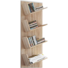 VCM Lansi Design Wall Shelf Wall Cupboard Hanging Shelf for CDs, DVDs, Books, Furniture