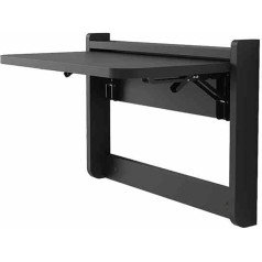 Generisch Wall Mounted Folding Table with Heavy Duty Metal Brackets, Space Saving Laundry Table for Small Spaces, Folding Shelf, 25 x 18.5 Inch