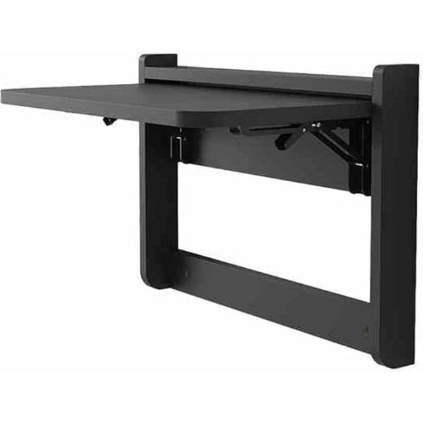 Generisch Wall Mounted Folding Table with Heavy Duty Metal Brackets, Space Saving Laundry Table for Small Spaces, Folding Shelf, 25 x 18.5 Inch