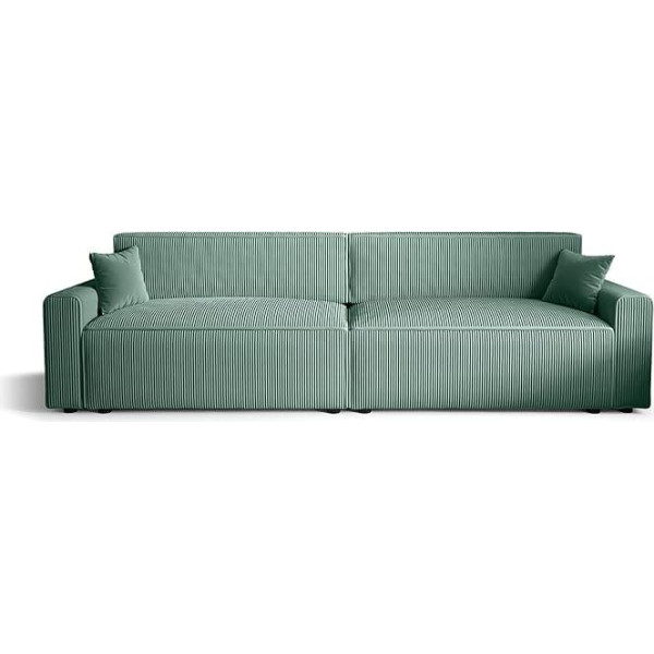 3E 3Xe Living.com Alvito 2X BIS Sofa Bed Patina Material: Corduroy A: W: 312 cm, H: 85 cm, L: 94 cm, Sofa Bed with Storage and Sleep Function, Sofa Bed, Sofa Bed, Sofa Bed, Sofa Bed, Sofa Bed