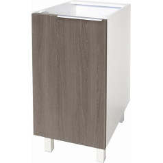 Berlioz Créations CP4BC Kitchen Cabinet with 1 Door, Oak, 40 x 52 x 83 cm, 100% Made in France