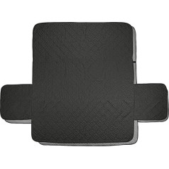 Wilson Gabor Sofa Cover:Reversible 3 Seater Sofa Cover Water Resistant Grey/Black (Sofa Throw 3 Seater Furniture Protector Cats)