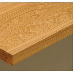 Holz-Projekt-Summer Table Top Solid Oak 25 mm Oiled / Untreated Dining Table Coffee Table (Oiled Wood, 120 x 70 cm)