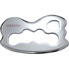 VOOP MOZZ Stainless Steel Gua Sha Tool Guasha Scraping Massage Tool IASTM Tool Muscle Scraper for Soft Tissue Mobilisation Physiotherapy Use Back, Legs, Shoulder, Arm