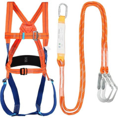Fallschutz-Kit Ganzkörper-Sicherheitsgurte mit Gürtel Fallschutz Gurt Fallschutz Ausrüstung Zubehör für Arbeit Dachklettern, 100 kg Gewichtskapazität
