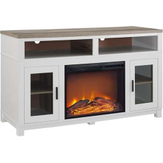 Ameriwood Carver Electric fireplace TV stand 60