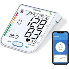 Beurer BM 77 bluetooth blood pressure monitor - White - Digital - Includes a diagnostic app