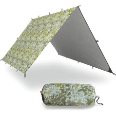 Aqua Quest Defender Tarp – 100 % wasserdicht, strapazierfähiges Nylon, Überlebensschutz – 4,5 x 4,5 m Boulder-Tarn