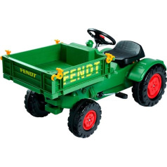 BIG - Fendt Equipment Carrier - Children's Tractor, Toy Vehicle with Precision Chain Drive, 3-Way Adjustable Seat, up to 50 kg, Fendt Licence, for Children from 3 Years