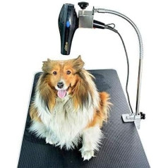 Gravitis Grooming Table Arms Hair Dryer Holder Hands-Free Tool Holding Arms with Clamps