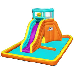 Bestway BW53385GB H2OGO Super Tidal Tower Mega Park Inflatable Water Slide for Kids